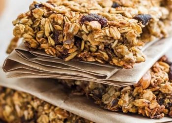 Barras de Avena y pasas